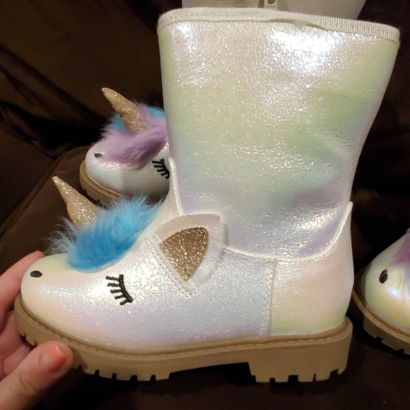 Cat & Jack Shoes Nwt Cat Jack Unicorn Boots 7 Poshmark